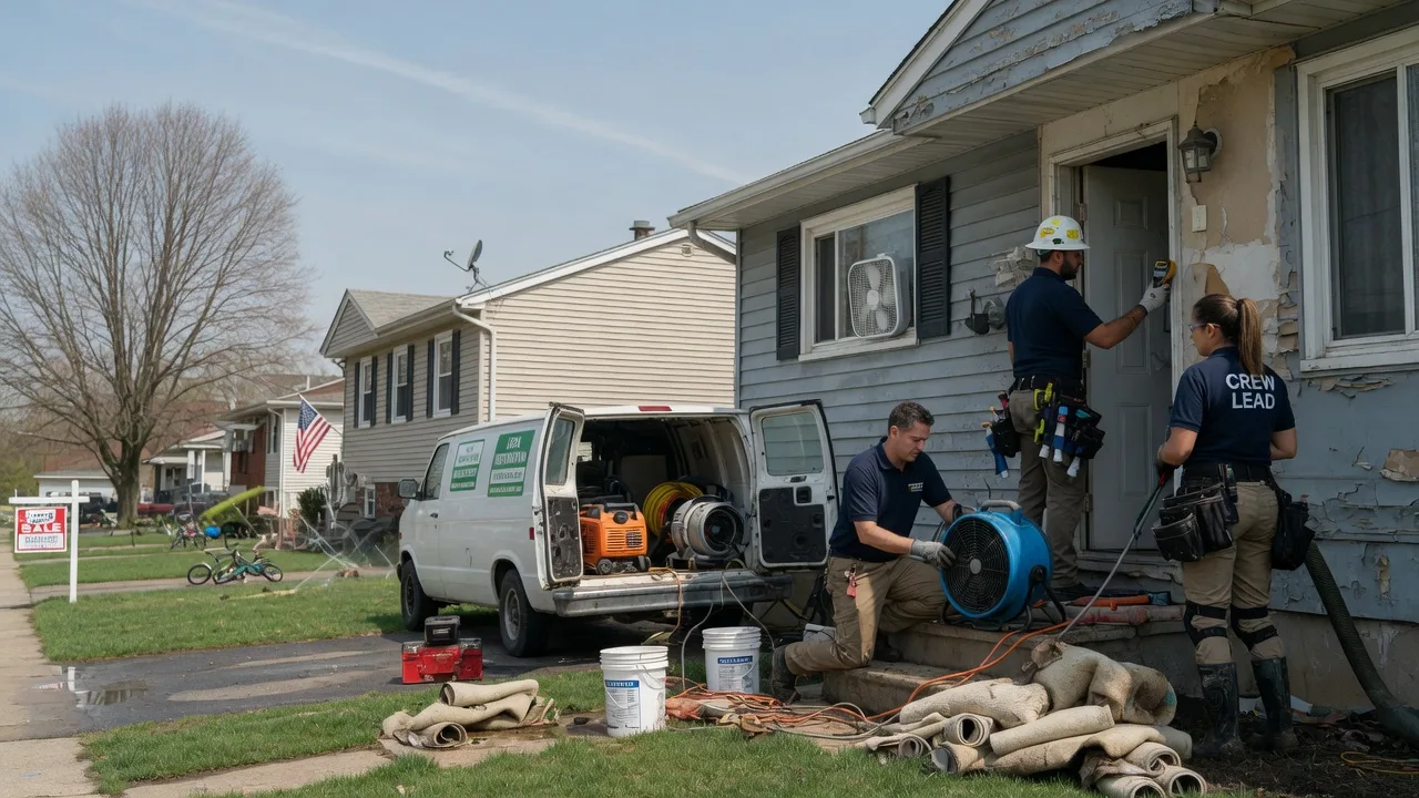 Flood Cleanup in Bozman, MD near me